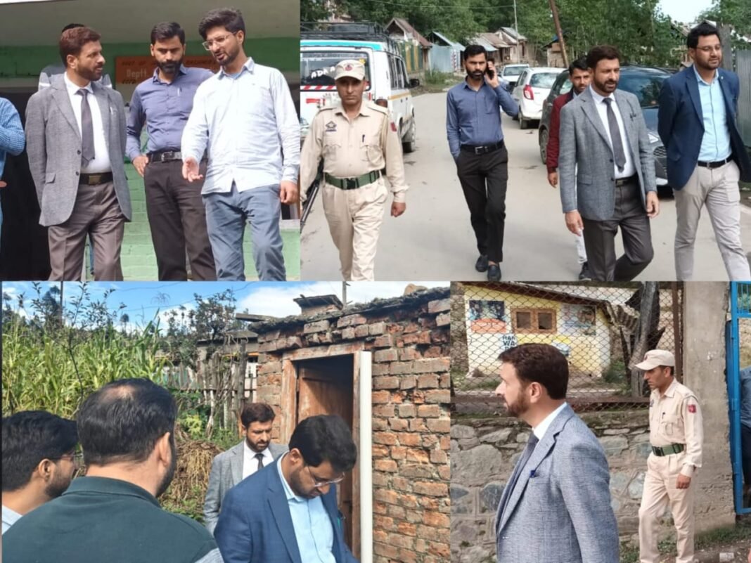 RO Handwara inspects several polling stations
