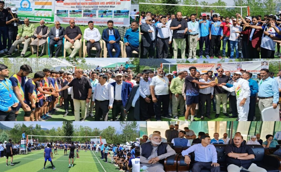 Divisional Level Inter-District Volleyball Tournament under SVEEP held at Nagri Kupwara