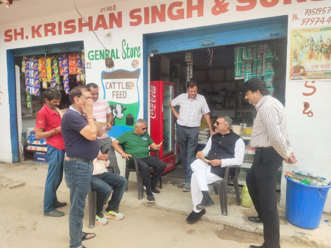 SAINIK SAMAJ PARTY CONDUCTS DOOR TO DOOR CAMPAIGN IN VILLAGE AITHAM