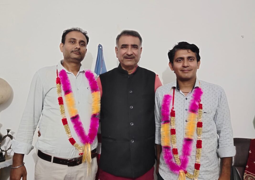 SAINIK SAMAJ PARTY DECLARES CANDIDATURE OF VARUN JAMWAL AND TARUN FOR JAMMU MUNICIPAL CORPORATION ELECTIONS