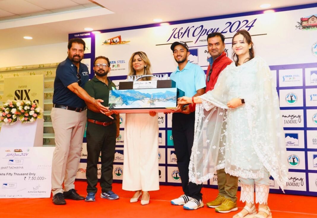 Jammu,emerging as a premier tourist destination.Three consecutive (J&K open) golf tournaments in Jammu reinforcing its reputation as a leading golf hub in the country