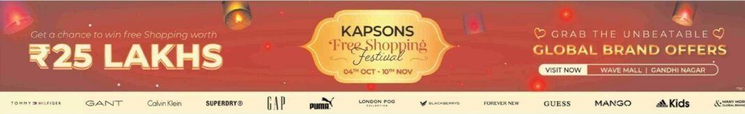 KAPSONS “Free Shopping Festival” 4th October to 10th November