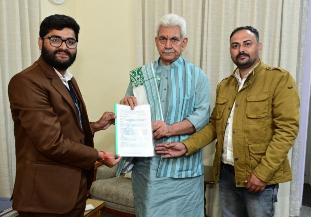 Sushil Singh Charak Meets Manoj Sinha Lieutenant Governor J&K to Discuss Regional Development Initiatives