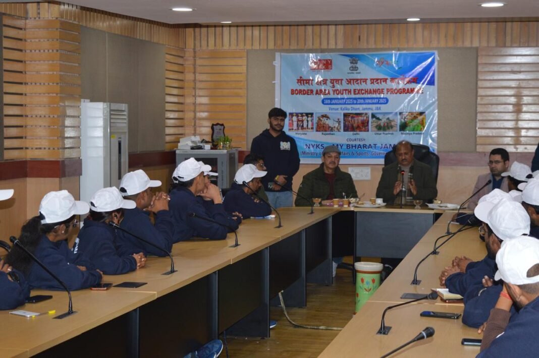 Border Area Youth Exchange Program organised by NYK MY Bharat kicks off at Jammu.
