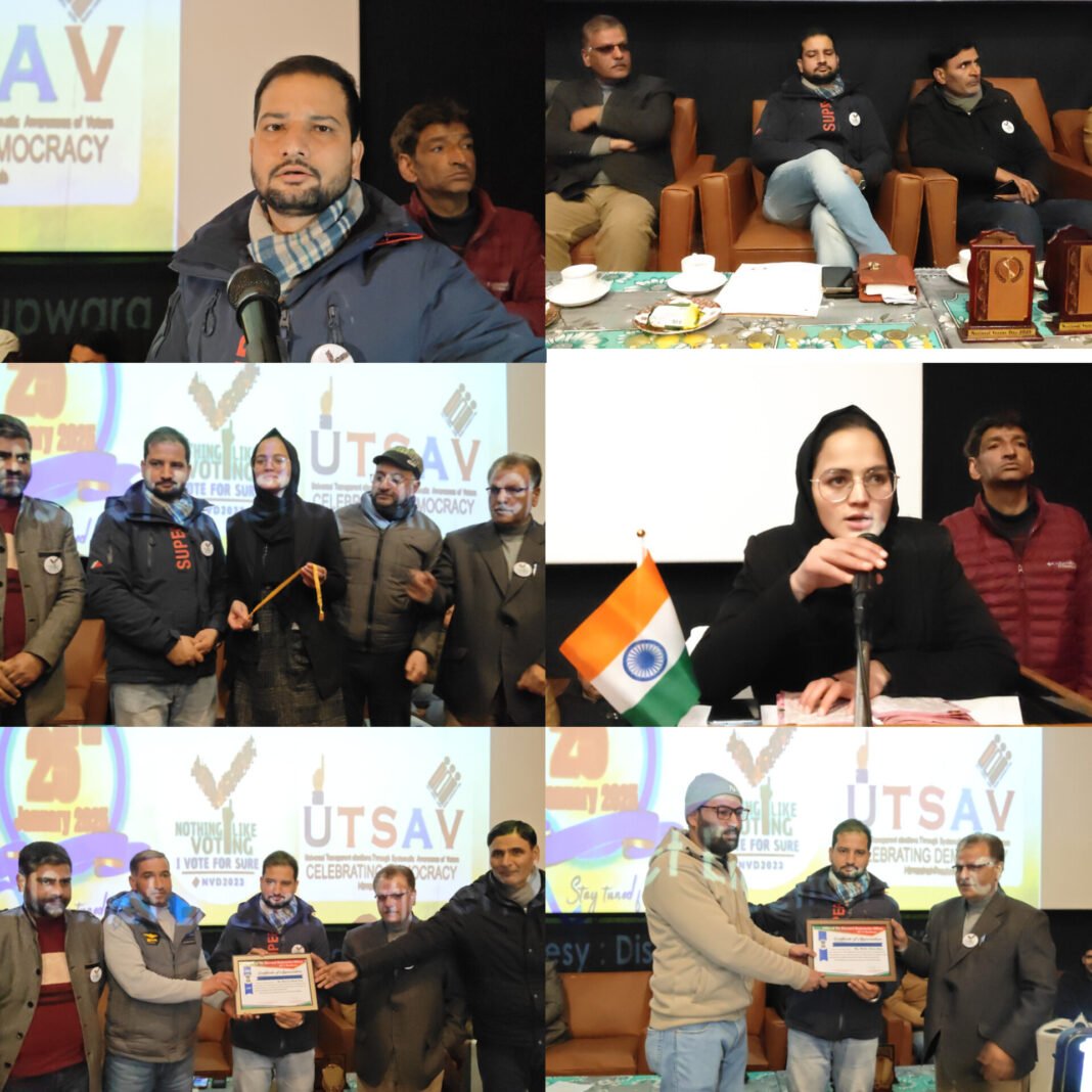 15th National Voters’ Day Celebrated at Town Hall Handwara