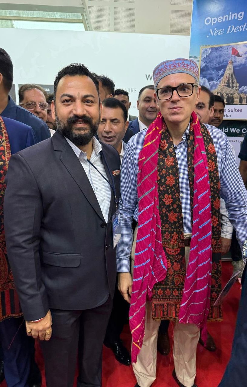 Serving with Excellence as Vice President of Radisson Hotel Group, Meets Hon’ble Chief Minister Shri Omar Abdullah during TTF Ahmedabad