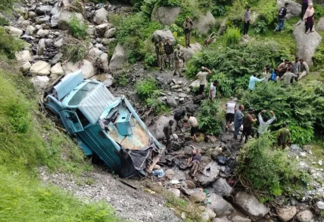 3 CRPF personnel killed, 10 injured as vehicle falls into gorge at Basantgar