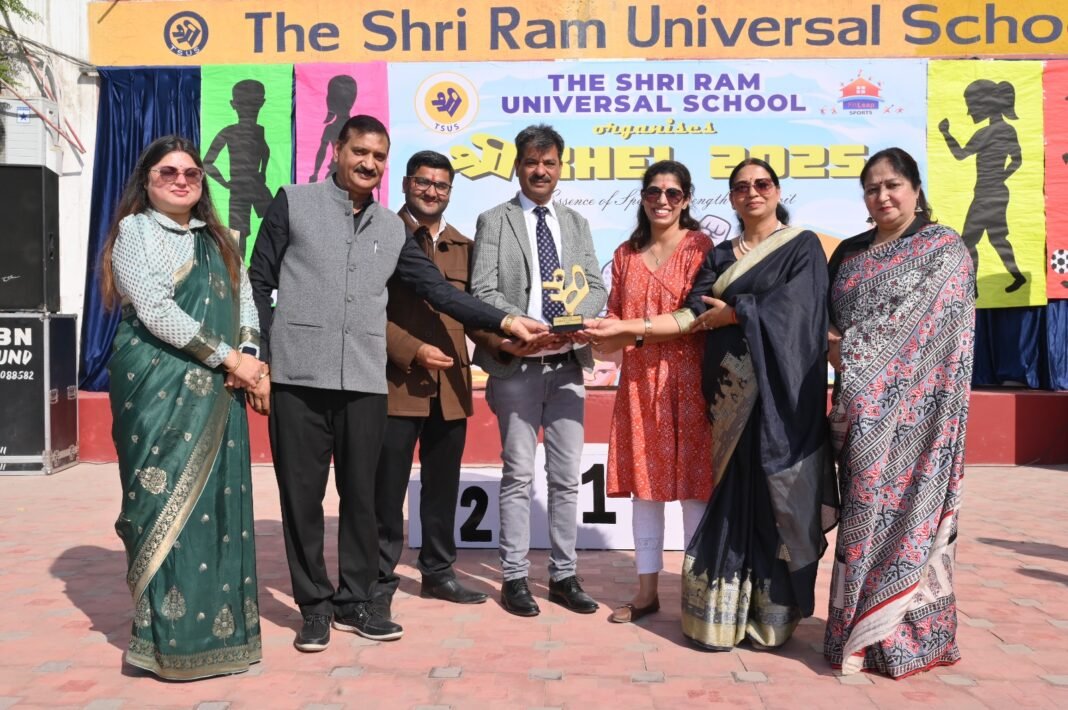 The Shri Ram Universal School celebrated its annual Sports Day, “Shri Khel – 2025”,