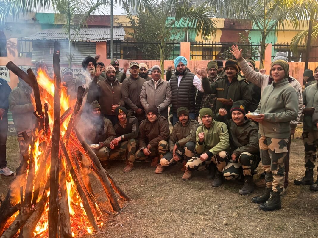 Lohri Celebrated with Traditional Fervour at Ramgarh, Bainglar and Chamliyal