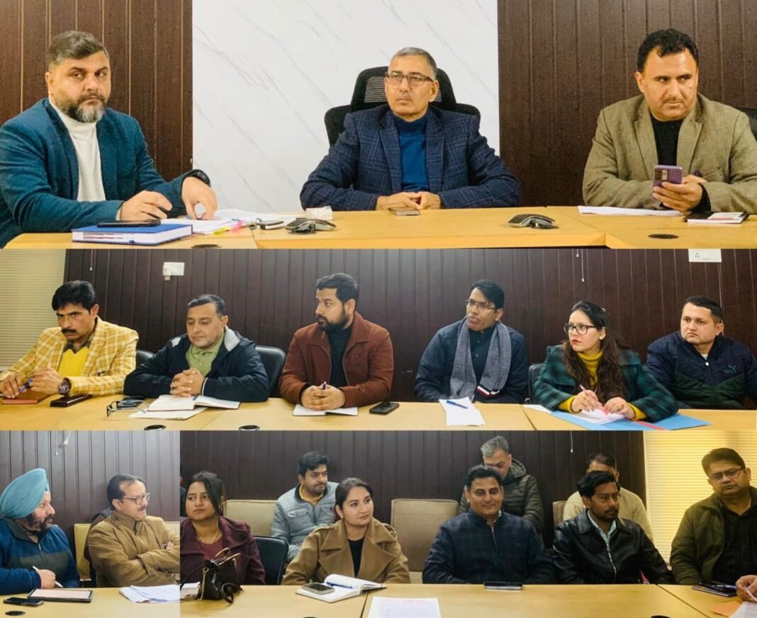 DC Kathua chairs meeting to finalise modalities for Youth Engagement & Empowerment Plan