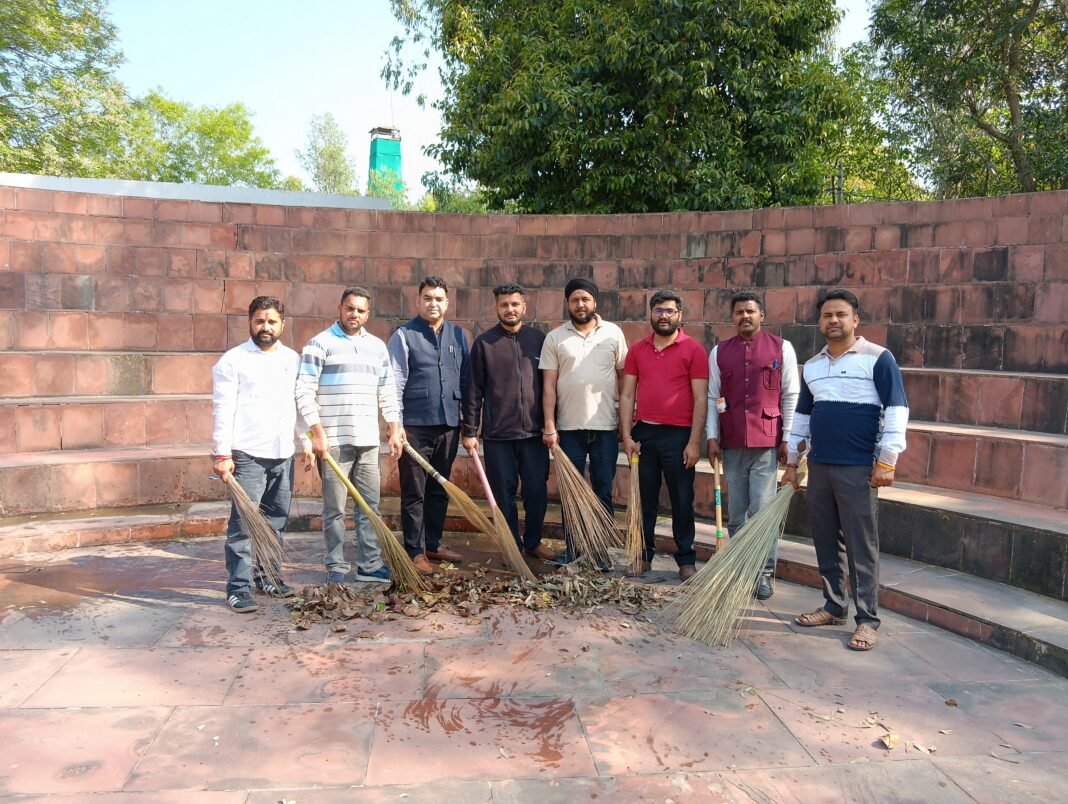 Cleanliness Drive under “MY Bharat My Responsibility” Swachhata Abhiyaan at Baba Chambliy Shrine, Samba Border in collaboration with NDA