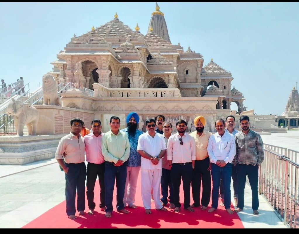Jammu journalists on PIB exposure tour to Uttar Pradesh visit Ayodhya