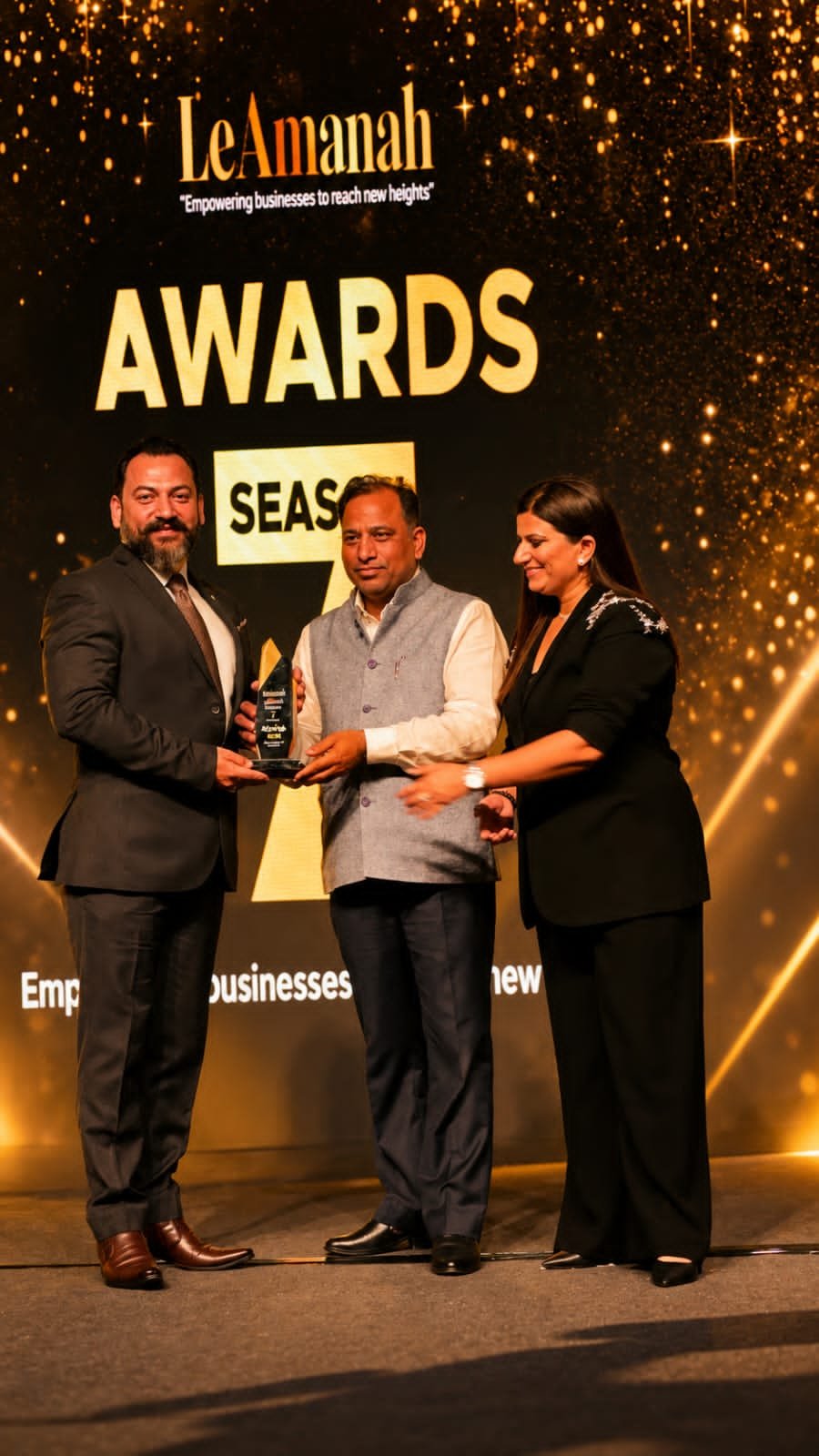 Mahesh Singh Jasrotia Honoured with Dual Awards at Le Amanah Season 7